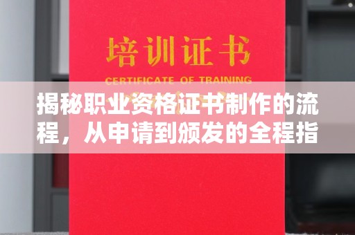 雅安揭秘职业资格证书制作的流程，从申请到颁发的全程指南