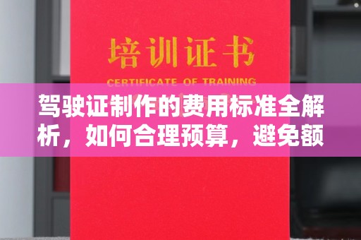 雅安驾驶证制作的费用标准全解析，如何合理预算，避免额外支出